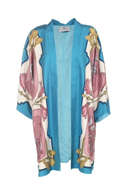 Shop ETRO  Kimono: Etro kimono in seta con stampa foulard.
Stampa piazzata foulard.
Comfort fit.
Composizione: 100% Seta.
Fabbricato in Italia.. 12188 9672-0650